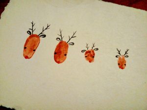 Rentier Fingerabdruck